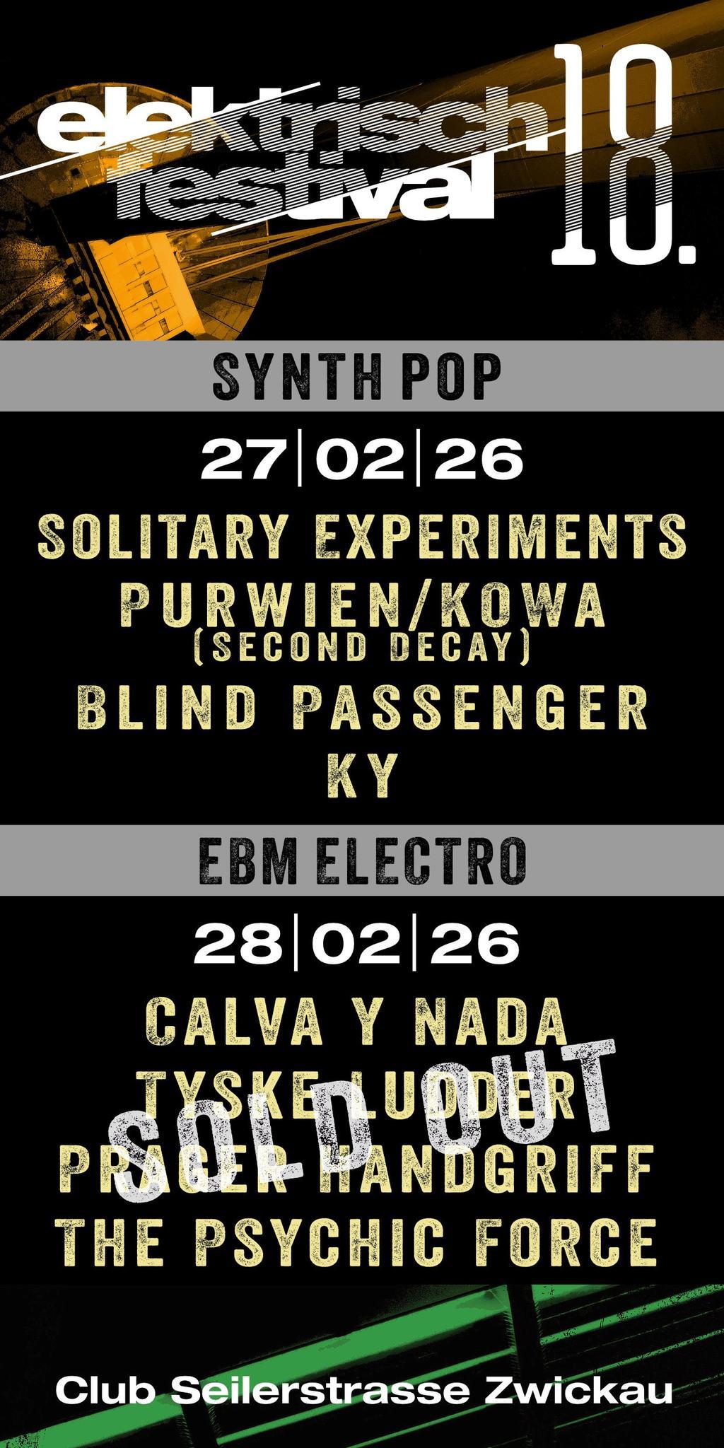 Featured image for “18. Elektrisch Festival – Synth Pop Edition”